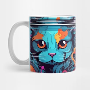 Cat bowl Mug